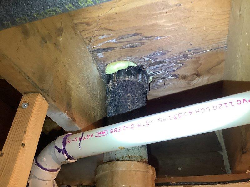 Responded to service call for persistent sewer odor in basement and bathroom areas. Performed comprehensive assessment of plumbing system to identify source of sewer gas infiltration. Replaced two defective wax ring seals on toilet fixtures that were allowing sewer gases to escape into living spaces. Inspected drain waste vent system and conducted smoke testing to verify integrity of plumbing connections and identify any additional leak points. Examined basement utility sink area and associated drain lines for potential trap seal failures or venting issues. Verified proper operation of all fixtures following repairs and confirmed elimination of sewer odor issues throughout affected areas.