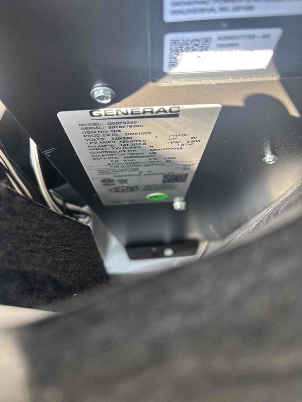 Completed installation of 18kW Generac standby generator system with 100-amp automatic transfer switch. Extended natural gas supply line 20 feet from existing service to generator location, ensuring proper sizing and code compliance. Integrated transfer switch with existing electrical panel to provide seamless automatic power transfer during utility outages. All wiring, conduit work, and electrical connections completed per NEC standards and manufacturer specifications. System tested and operational.