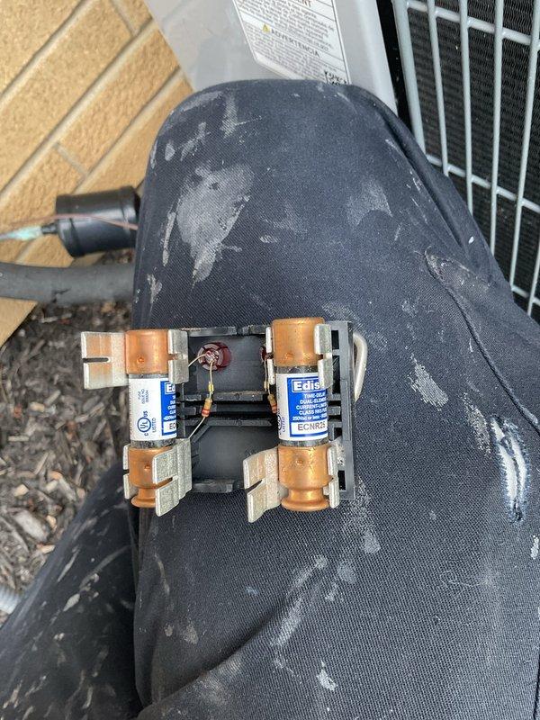 Completed annual air conditioning maintenance on a 6-year-old HVAC system. Performed comprehensive inspection of indoor furnace unit and outdoor condensing unit, checking all electrical connections, refrigerant line sets with service valves, and ductwork components. System operating within normal parameters with no deficiencies noted at time of service.