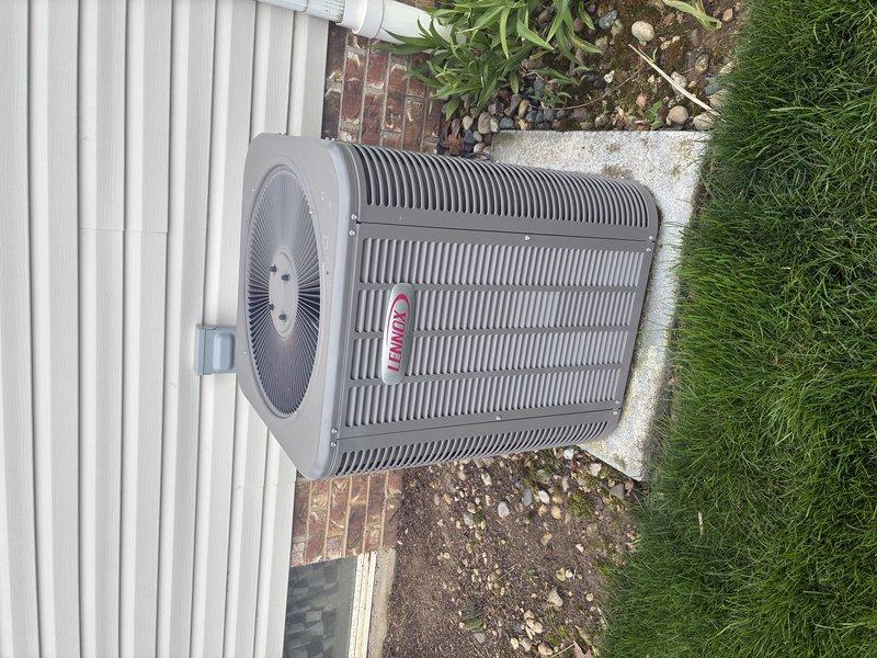 Completed preventive maintenance inspection on residential air conditioning system. Performed visual examination of outdoor condenser unit, verified proper operation of electrical components and contactor assembly, and documented system condition through photography. Unit found operating within normal parameters with no immediate service needs identified.