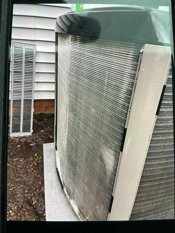 Attempted service call on Lennox outdoor condenser unit but unable to complete due to cold weather conditions preventing proper hose usage for system evaluation. Return visit scheduled for warmer temperatures to perform necessary diagnostics and repairs using truck stock parts.