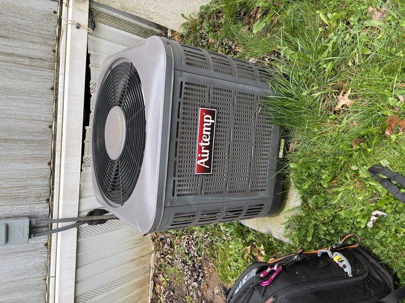 Completed scheduled preventive maintenance tune-up on Airtemp air conditioning system. Inspected and tested electrical components including fuse assembly, verified proper amperage ratings on all fuses, and confirmed condenser unit operation. All components found to be functioning within normal parameters.