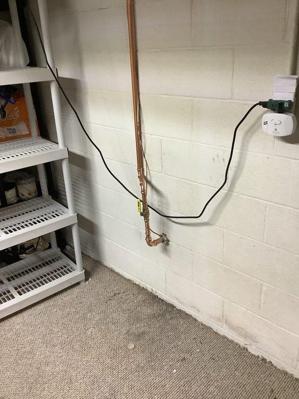 Upon arrival, conducted a comprehensive basement plumbing inspection and identified multiple concerns requiring immediate attention. Discovered eight corroded SharkBite fittings throughout the basement plumbing system, presenting potential failure points in the water distribution infrastructure. Evaluated the whole home shutoff valve and determined replacement was necessary to ensure proper water supply control and system integrity.

Assessed shutoff valves serving both front and outdoor spigots and recommended complete replacement including installation of new sillcocks to provide reliable exterior water access and prevent future leaks. Documented existing copper and PVC piping configuration in the unfinished basement area, noting the various supply and drainage lines mounted to ceiling joists.

Provided the homeowner with comprehensive repair options addressing all identified issues, including individual component repairs and a complete system upgrade package. Explained that replacem