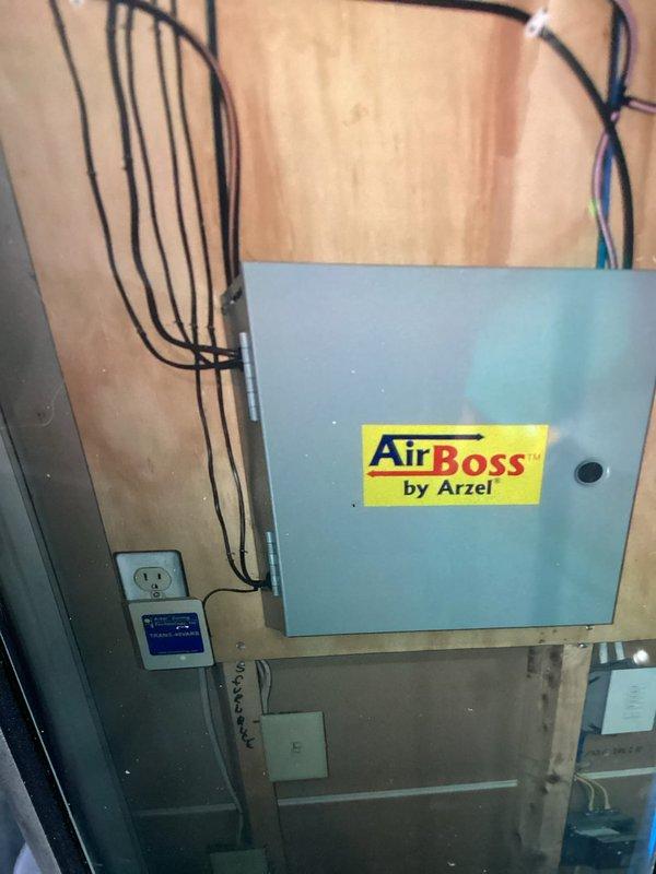 Completed standard AC tune-up on Lennox system with AirBoss zoning control. System operational and customer renewed maintenance plan during visit.
