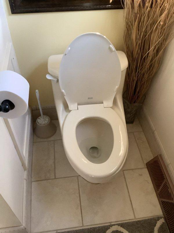 Conducted complimentary on-site consultation to provide toilet replacement quote and review available fixture options with customer. Assessed existing toilet condition and bathroom configuration, documented current installation with photographs, and discussed customer preferences for new toilet models including features, specifications, and installation requirements.