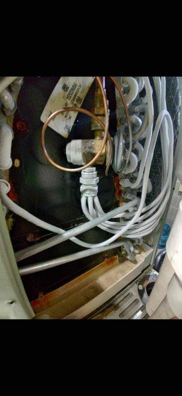Completed scheduled MVP cooling maintenance visit on 10-year-old Trane outdoor condensing unit. Performed comprehensive system inspection including electrical connections, refrigerant lines, and condenser components. Unit operating within normal parameters with all components functioning properly at time of service.