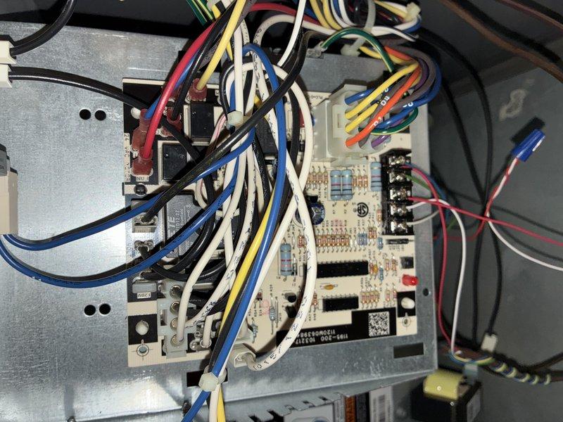 Completed comprehensive furnace tune-up including inspection of air handler unit, control board functionality verification, and ductwork connection assessment. All electrical connections, wiring harnesses, and safety controls were examined and found to be secure and operating within specifications. System tested successfully with no deficiencies noted.