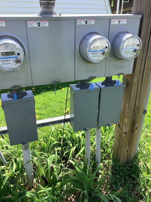 # Electrical Service - No Power

Responded to report of half the residence experiencing flickering lights and major appliances (washer/dryer) operating at reduced capacity. Upon inspection, discovered a lost phase condition at the outdoor meter base serving the multi-unit building. Coordinated with utility company to address the issue at the service entrance equipment. Verified proper voltage restoration across all circuits, confirmed all breakers were functioning correctly in the main distribution panel, and tested affected circuits to ensure full power restoration to all areas of the residence. All lighting and appliances returned to normal operation following repair.