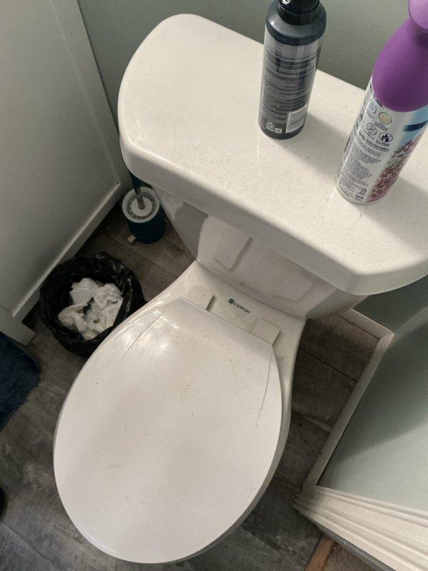 Conducted comprehensive plumbing estimate for residential property requiring multiple fixture installations and replacements. Assessed requirements for two exterior hose bibb installations, evaluated two toilet replacement needs including one unit photographed in main bathroom, and determined specifications for shut-off valve installation. Documented existing conditions through photographic documentation of bathroom fixtures and garage area for potential water line routing considerations. Provided detailed estimate covering all requested plumbing work with allowance for additional scope items to be identified during scheduled installation appointment.