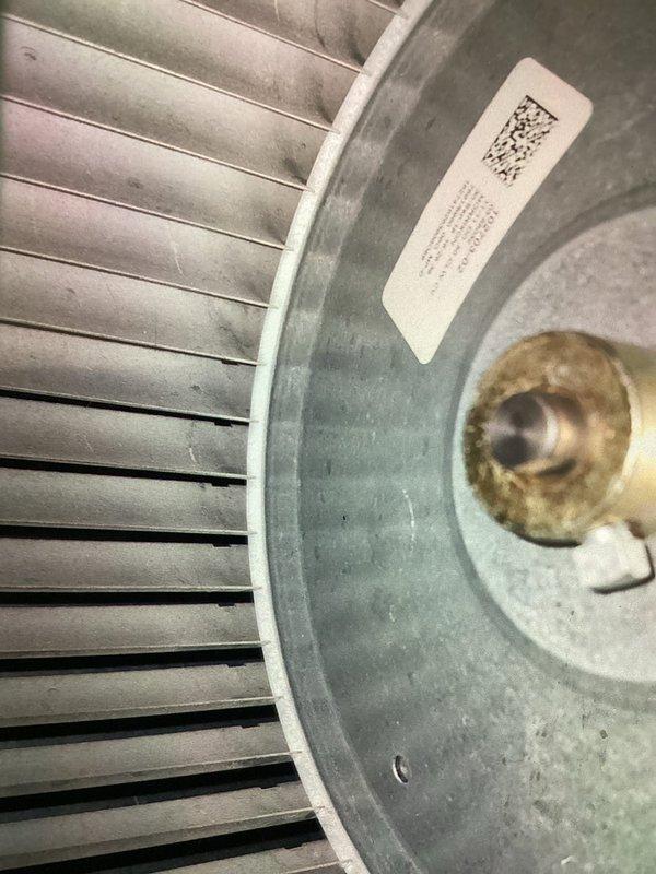 Completed annual air conditioning maintenance on 9-year-old system. Inspected control board wiring and connections, verified blower wheel operation and cleanliness. Evaluated ductwork condition and recommended duct cleaning service to improve system efficiency and indoor air quality.