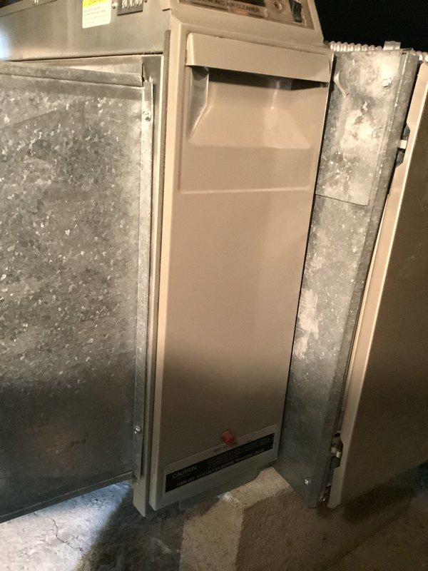 Completed on-site evaluation for replacement estimate of aging HVAC system including 14-year-old furnace and 20-year-old air conditioning unit, both located in crawl space. Documented existing equipment conditions with photographic evidence showing air handler with significant condensation issues on adjacent ductwork and exterior condensing unit with visible corrosion on electrical junction box. Provided comprehensive replacement recommendations for complete system upgrade.