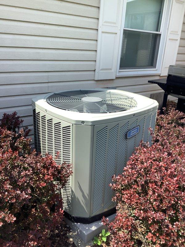 Performed comprehensive evaluation of existing HVAC system including indoor furnace unit located in utility closet and outdoor condensing unit. Customer reported air conditioning failure after neglecting previous maintenance notifications. Provided multiple replacement estimates including options for furnace and air conditioner combination replacement, air conditioner only replacement, and furnace only replacement to address failed cooling system and aging equipment.