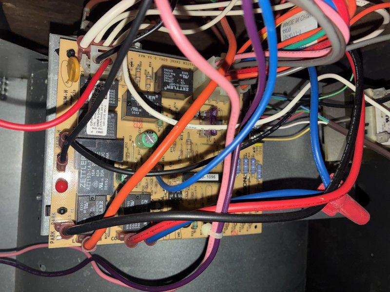 Completed comprehensive cooling system tune-up and inspection on residential HVAC unit. Performed thorough examination of control board, electrical connections, and all associated wiring harnesses, verifying proper relay function and capacitor integrity. All system components operating within normal parameters with no deficiencies noted.