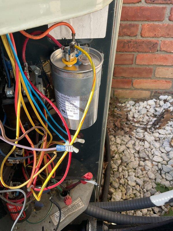 Completed BS-MVP preventive maintenance cooling visit on 12-year-old air conditioning system. Performed comprehensive system inspection including electrical components, capacitor condition, and wiring connections. All components operating within normal parameters at time of service.