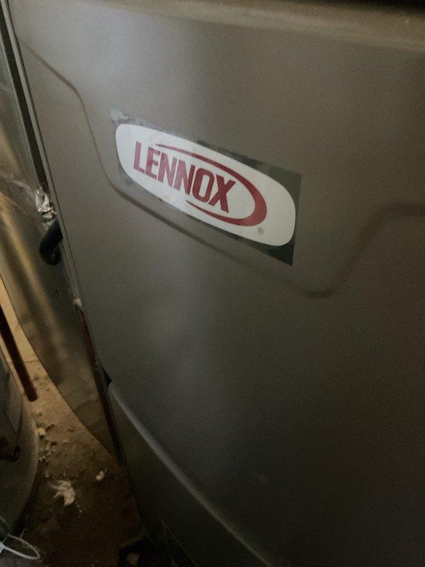 Completed scheduled MVP heating maintenance visit on Lennox furnace system. Performed comprehensive inspection of all internal components including blower motor assembly, gas valve connections, electrical wiring harness, and control board. Verified proper operation of all safety controls, checked gas line connections for leaks, and confirmed secure wire terminations throughout the system. All components found in good working order with no issues identified. Unit operating within manufacturer specifications.