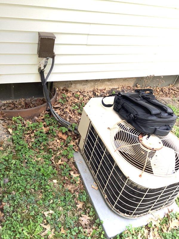 Conducted on-site evaluation for complete furnace and air conditioning system replacement. Assessed existing outdoor condensing unit positioned on side yard pad, documented current equipment specifications and installation conditions, and provided comprehensive estimate for new HVAC system installation under promotional replacement program.