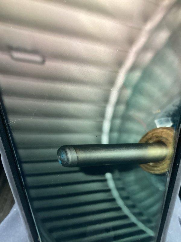 Responded to service call for furnace producing intermittent loud noises. Conducted diagnostic inspection of the blower assembly and motor components. Examined blower wheel, motor shaft, and mounting hardware through access panel. Replaced furnace air filter per customer request. Unit operational at time of service completion.