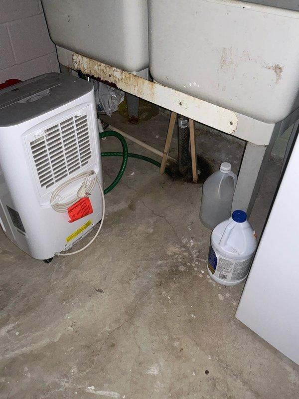 Conducted on-site assessment for complete HVAC system replacement involving furnace and air conditioning equipment. Evaluated existing Goodman furnace installation in basement utility area, documenting current system configuration, ductwork connections, and mechanical room layout. Prepared multiple quote options (02575-02, 02575-03, and 02575-04) for equipment replacement based on system requirements and installation parameters. Photographed existing equipment setup including furnace unit, air handler assembly, ductwork routing, and utility room conditions to support estimate documentation and future installation planning.