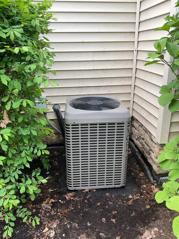 Completed scheduled cooling maintenance on residential air conditioning system. Performed comprehensive inspection of outdoor condenser unit, verified proper operation of compressor and fan motor, checked refrigerant levels, and cleaned condenser coils. Unit operating within normal parameters with no issues identified.