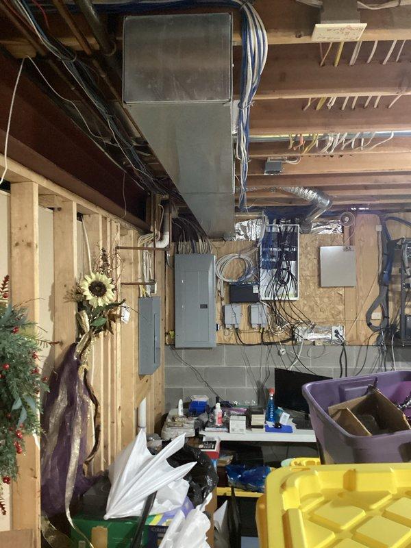 Replaced aging duplex outlets throughout a 25-year-old residential property to ensure safe and reliable electrical operation. Work was performed in the kitchen area and basement utility space, addressing worn receptacles that had reached the end of their service life. All replaced outlets were tested for proper grounding and polarity upon installation.