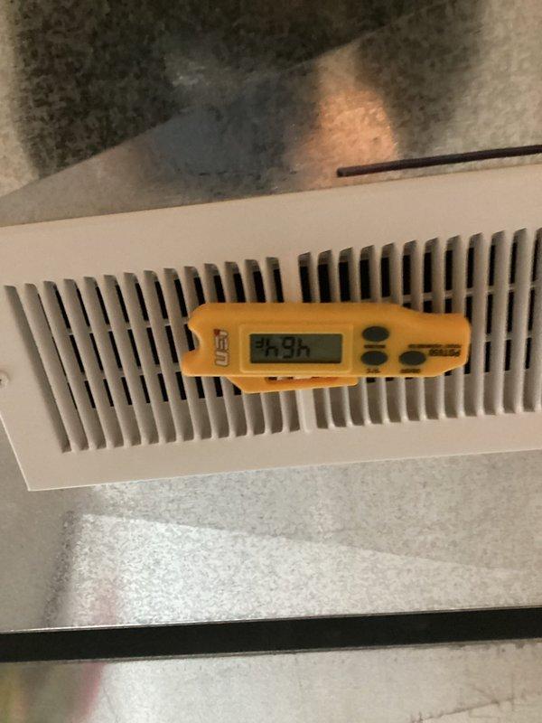 Completed preventive maintenance on 4-year-old air conditioning system during initial service visit. Performed system inspection, verified airflow measurements at floor register showing 29% humidity levels, and documented equipment condition including Armstrong furnace unit and associated ductwork. Customer membership renewal required for continued service coverage.