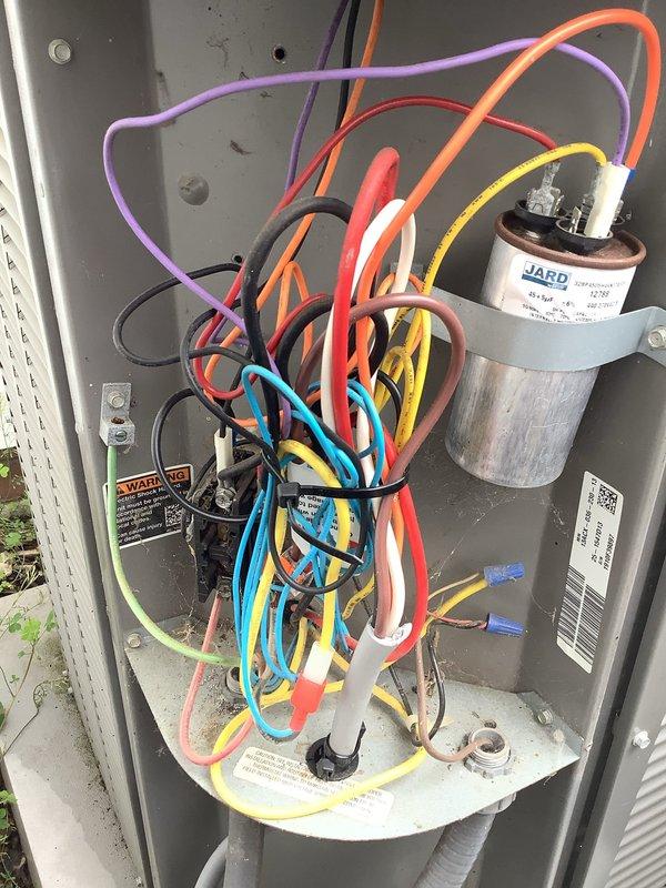 Performed comprehensive cooling system tune-up on residential air conditioning unit. Inspected and cleaned condenser coil, verified electrical connections and capacitor functionality, and examined all wiring terminals for proper torque and condition. System tested and confirmed operating within normal parameters with no deficiencies noted.