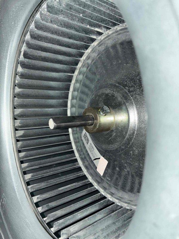 Performed comprehensive preventive maintenance on a five-year-old residential air conditioning system. Conducted complete system inspection including blower assembly evaluation, where moderate dust accumulation was observed on fan blades and housing. Inspected electrical components including contactor, dual capacitors, and wiring connections; all components found to be in good working condition with proper wire management and grounding. Verified system operation and confirmed unit is functioning within normal parameters.