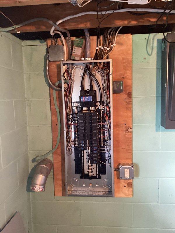 Completed a 200-amp service upgrade in accordance with 2023 National Electrical Code requirements, including installation of an exterior disconnect. Upgraded the main electrical panel with whole home surge protection and arc-fault circuit interrupter (AFCI) protection throughout. All circuit breakers were properly installed and wired, with necessary code-compliant updates made to the existing electrical distribution system to ensure safe and reliable operation.