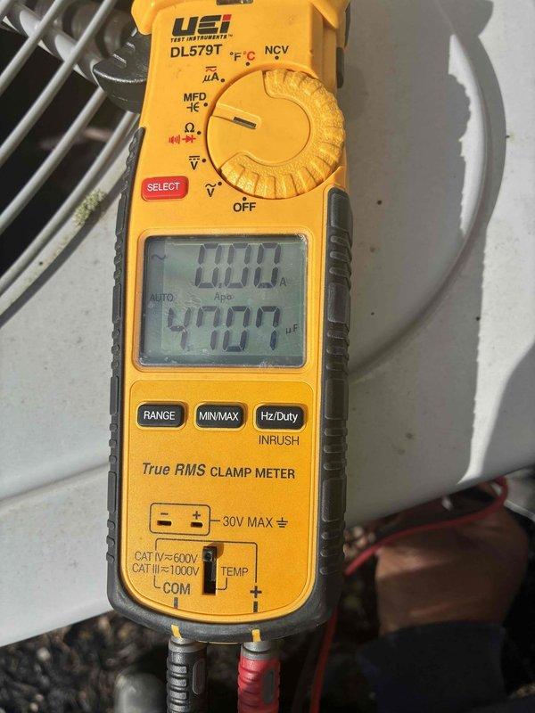 Completed preventive maintenance cooling visit on two air conditioning systems. Performed comprehensive system diagnostics using digital multimeter to verify electrical parameters and operational efficiency. Measured voltage, amperage, and temperature readings at condenser units to ensure proper system performance. Both units tested within normal operating specifications and found to be functioning correctly.