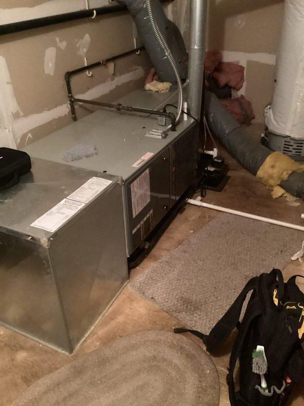 Completed scheduled AC tune-up and maintenance inspection per agreement. Performed comprehensive system evaluation including evaporator coil inspection, refrigerant line assessment, and air handler examination. All components found operating within normal parameters; coil fins clean with proper airflow, refrigerant lines secure with no visible leaks, and system ready for cooling season operation.