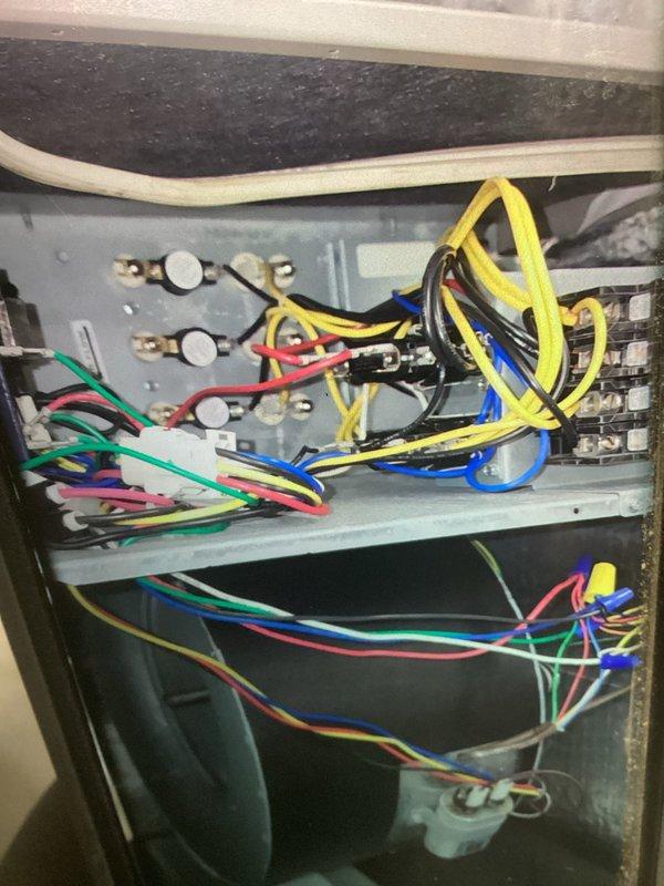 Completed scheduled MVP cooling maintenance visit on Lennox condenser unit. Performed comprehensive system inspection, checked refrigerant levels, and tested electrical connections at both outdoor condenser and indoor air handler wiring compartment. All components operating within normal parameters. System cooling effectively with no issues identified.