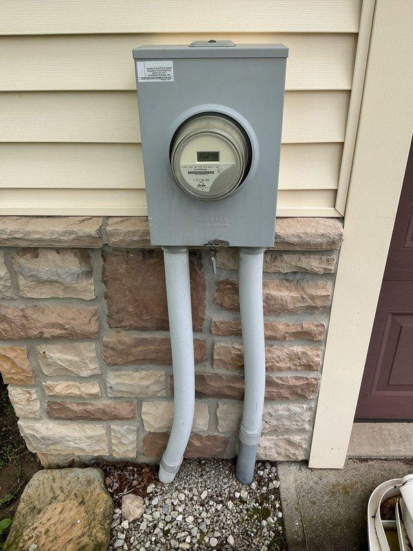 Conducted comprehensive electrical assessment for Generac generator installation utilizing propane fuel source through Power Play program. Evaluated existing electrical service infrastructure, including Milbank meter enclosure and main distribution panel with dual-column breaker configuration. Documented current electrical service entry point with PVC conduit routing and verified panel capacity for generator integration. Assessed site conditions for proper generator placement and fuel line connectivity. Photographed existing electrical infrastructure to determine load requirements and transfer switch specifications needed for automatic standby generator system.