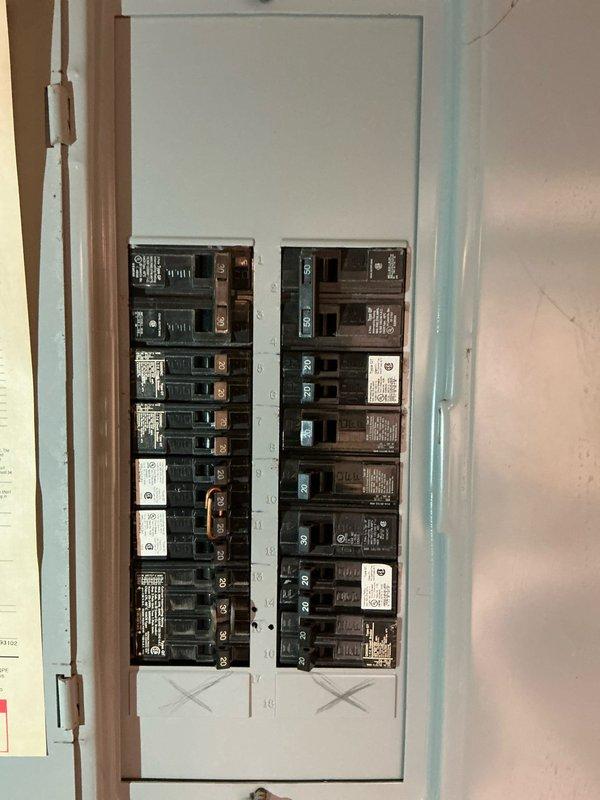Conducted comprehensive electrical assessment for Generac generator installation utilizing propane fuel source through Power Play program. Evaluated existing electrical service infrastructure, including Milbank meter enclosure and main distribution panel with dual-column breaker configuration. Documented current electrical service entry point with PVC conduit routing and verified panel capacity for generator integration. Assessed site conditions for proper generator placement and fuel line connectivity. Photographed existing electrical infrastructure to determine load requirements and transfer switch specifications needed for automatic standby generator system.