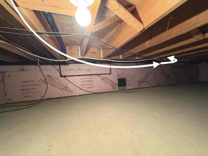 Conducted electrical estimate for whole-house generator installation at residential property. Assessed crawl space and basement areas to determine optimal routing for electrical conduit and transfer switch placement. Documented existing electrical infrastructure, HVAC ductwork clearances, and structural considerations for future generator pad installation and service disconnect requirements.
