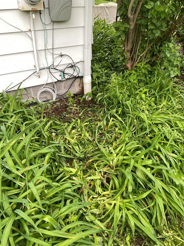 Responded to service call for clogged sump pump discharge piping. Upon arrival, observed water spitting from discharge line connection point near gutter drainage area during pump operation. Performed mechanical snaking of discharge line to clear blockage and restore proper drainage flow. Verified sump pump cycling and confirmed discharge piping was draining freely without backup or leakage at connection points. System returned to normal operation with water properly evacuating through discharge line.