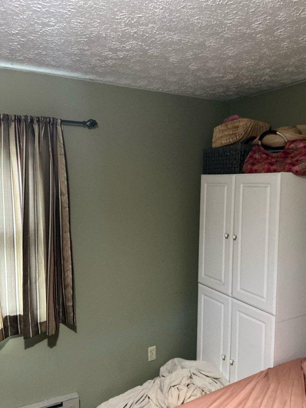 Conducted on-site evaluation for mini split installation in residential bedroom. Assessed room layout, wall construction, ceiling configuration, and optimal placement for indoor air handler unit. Documented existing conditions including recessed lighting locations, window positioning, and available wall space for equipment mounting. Provided estimate for system installation with friends and family discount applied.