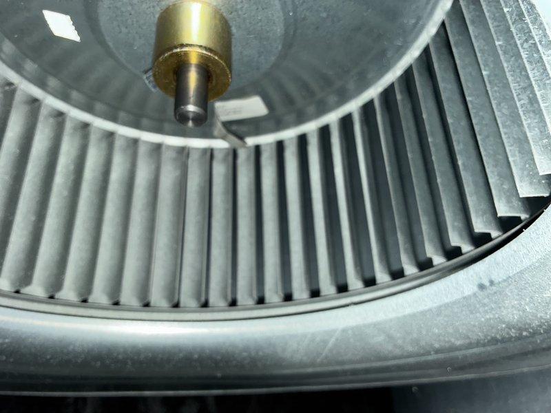 Performed comprehensive AC maintenance on 2-year-old cooling system. Inspected blower wheel assembly and confirmed proper operation with normal dust accumulation for unit age. Examined all internal electrical components including control boards, wiring harnesses, contactors, and blower motor, verifying secure connections and proper function. Unit tested and operating within normal parameters.