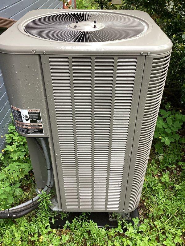 Completed BS-MVP cooling maintenance visit on 8-year-old geothermal heat pump system. Performed comprehensive inspection of indoor Lennox furnace/air handler unit and outdoor condenser unit. Verified proper operation of all components, checked refrigerant lines and electrical connections, inspected PVC condensate drainage system, and confirmed adequate airflow through filter housing. Both indoor and outdoor units operating within normal parameters with no deficiencies noted. System cleaned and ready for continued cooling season operation.