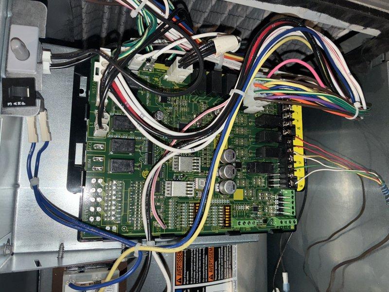 Performed routine maintenance on 8-year-old air conditioning system, including inspection of air handler unit and control board functionality. Evaluated ductwork system for potential cleaning needs and verified proper filter installation and system operation. All components found to be in satisfactory working condition with no immediate service requirements identified.