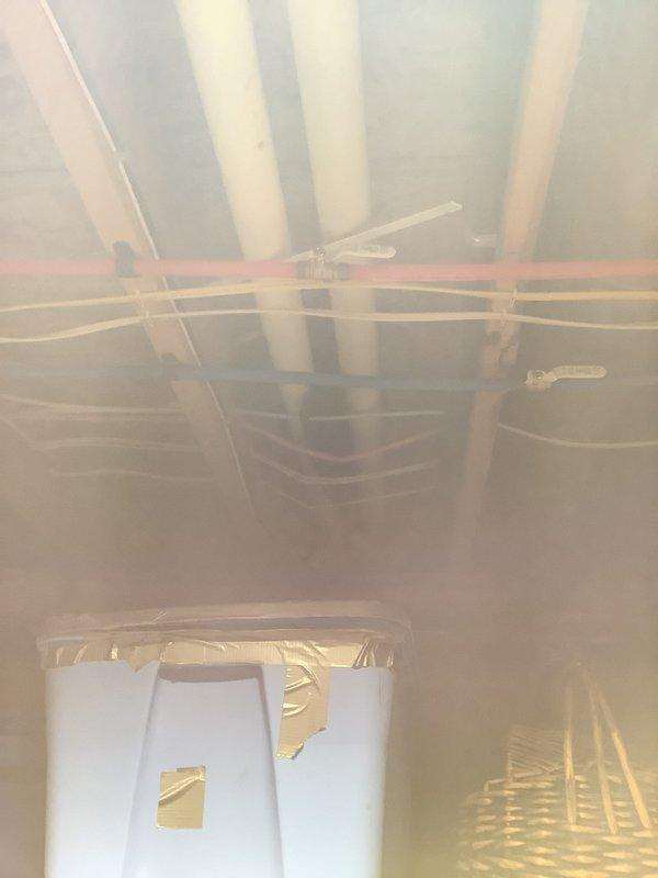 Provided comprehensive estimate for gas furnace replacement on 18-year-old unit with extensive repair history. Evaluated existing Kimmel brand furnace with connected Aprilaire humidifier and ductwork connections, documenting current system configuration and conditions. Generated two detailed replacement quotes for customer consideration based on equipment age and recurring maintenance issues.
