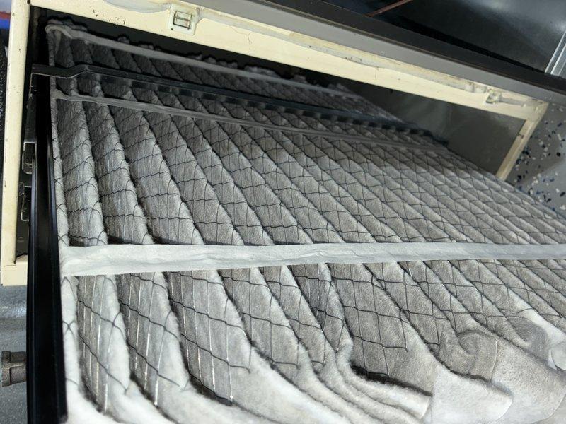 Completed comprehensive preventive maintenance on a four-year-old air conditioning system. Performed full system inspection including examination of electrical components, control board, blower motor assembly, and wiring connections within the condensing unit. Evaluated air filter condition, noting moderate dust accumulation, and assessed overall system operation to ensure optimal cooling performance for the upcoming season.