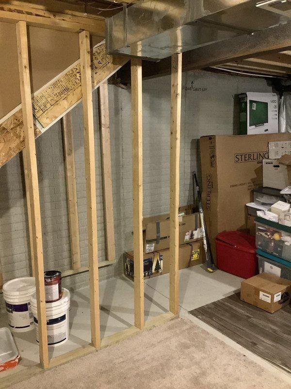 Installed new electrical circuit from main breaker panel to basement area in six-year-old residential property. Ran dedicated line through wall cavity, completing necessary drywall penetration and wire routing to unfinished basement space. All connections made to code with appropriate breaker installation in main panel, circuit tested and verified operational.