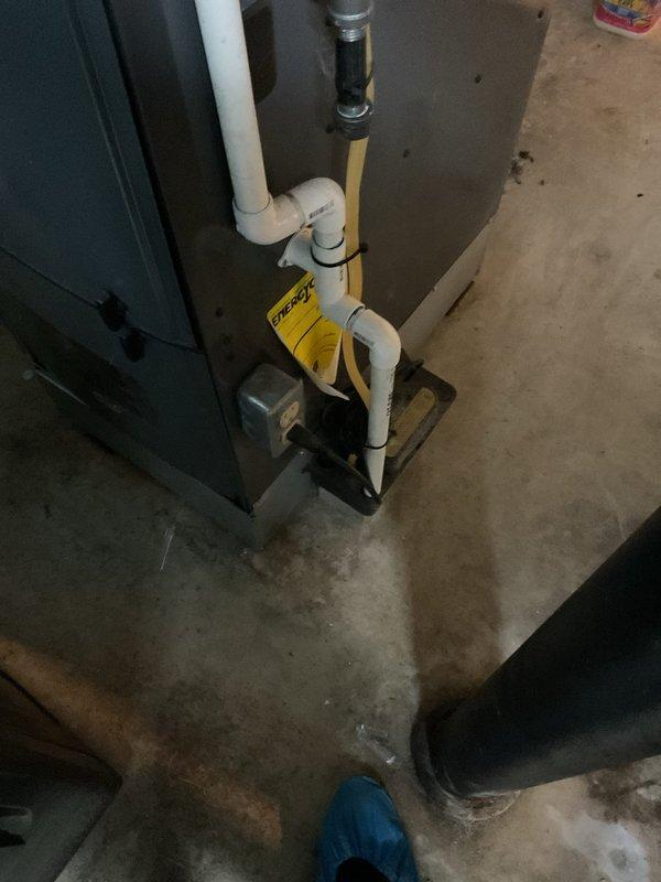 Completed annual maintenance on 22-year-old DUOSTAR furnace system located in basement of duplex residence. Performed comprehensive tune-up including inspection of heat exchanger, burner assembly, ignition system, and all safety controls. Verified proper operation of venting system and condensate drainage lines, checked all electrical connections, and tested system startup and shutdown cycles to ensure safe and efficient operation.