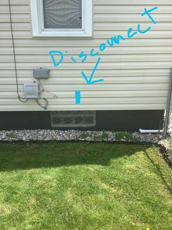 Completed comprehensive tune-up on 10-year-old residential air conditioning system. Performed standard maintenance procedures including inspection of condenser unit, electrical disconnect, and refrigerant lines. Evaluated concrete pad condition beneath outdoor unit as requested by customer and documented foundation area with gravel bedding, PVC condensate drain line with proper venting, and electrical connections to ensure system stability and proper drainage.