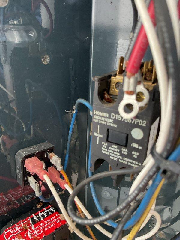Completed comprehensive cooling season tune-up on residential air conditioning system. Performed visual inspection of outdoor condenser unit, verified proper operation of dual run capacitor and Honeywell relay control module, checked all electrical connections and wiring terminations within control panel for tightness and proper insulation. All components found operating within normal parameters and system ready for cooling season.