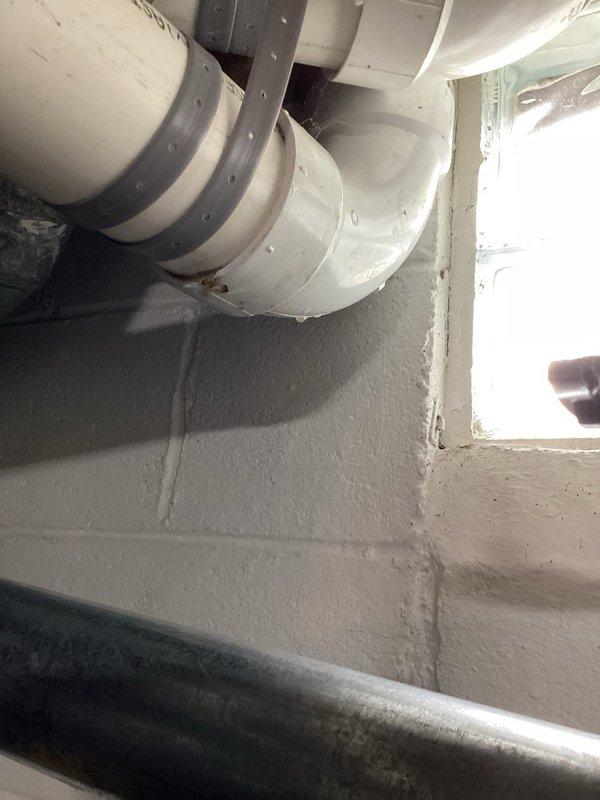 Completed system diagnostics and confirmed all operational parameters within normal range. Identified and repaired leaking flue joints by replacing damaged sections with new 3-inch PVC components, including two elbows, two couplings, and approximately 5 feet of pipe to restore proper venting integrity and ensure safe exhaust operation.
