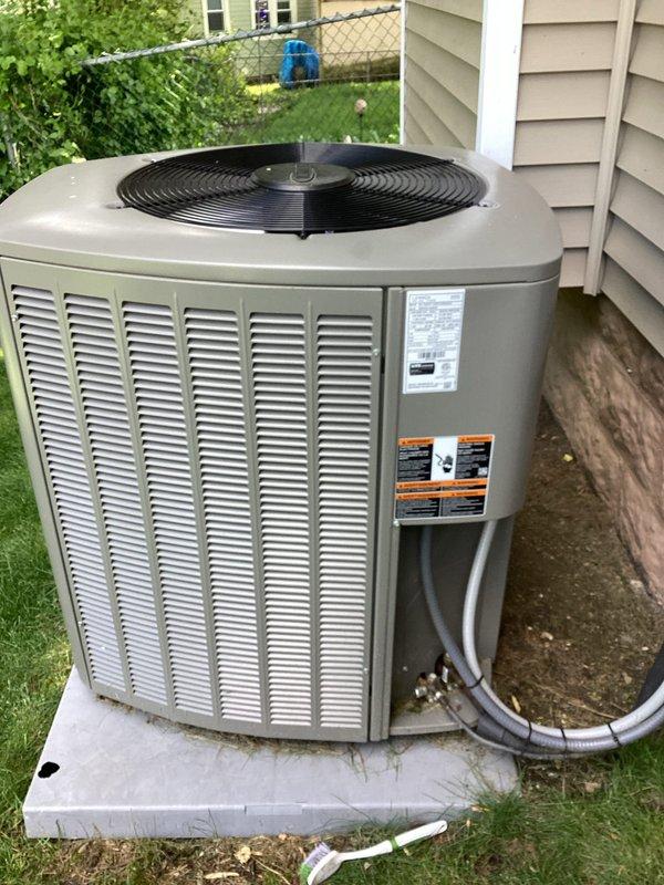 Completed routine cooling maintenance visit on 3-year-old residential HVAC system as part of recurring MVP service plan. Performed comprehensive inspection of indoor furnace/air handler unit with Aprilaire humidifier in basement mechanical room and outdoor condensing unit. Verified proper operation of all system components, checked refrigerant lines, inspected condensate pump and drainage system, and confirmed adequate airflow through both indoor and outdoor equipment. System operating within normal parameters with no deficiencies noted.
