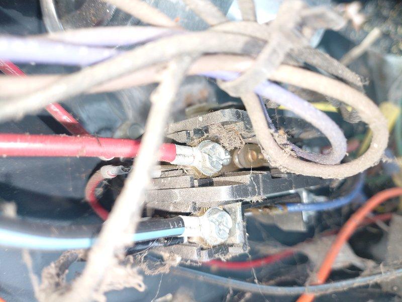 Completed standard furnace tune-up and safety inspection. Performed visual inspection of heat exchanger using camera equipment, confirming structural integrity with no visible cracks or deterioration. Observed heavy dust and debris accumulation on electrical terminal connections and wiring, which was documented for maintenance records.