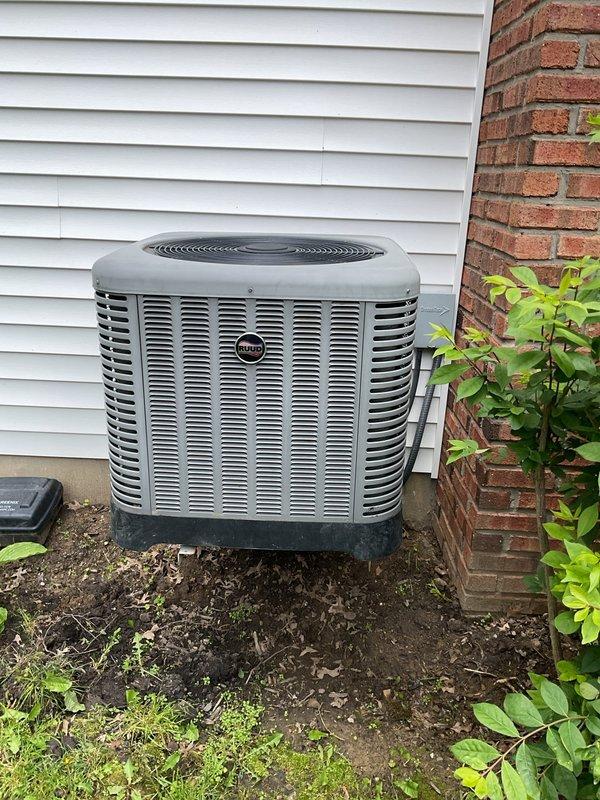 Completed routine maintenance on a 10-year-old residential air conditioning system. Performed visual inspection of outdoor condenser unit, verified proper operation of all components including compressor and condenser fan, inspected electrical connections and fuses for integrity, and confirmed unit is operating within normal parameters for continued cooling performance.