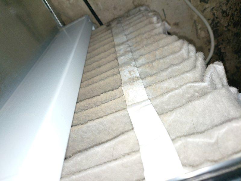 Performed routine preventative maintenance on a six-year-old air conditioning system. Inspected blower motor assembly and evaporator coil, confirming both components were clean and operating properly with no signs of wear, debris accumulation, or mechanical issues. All internal components examined and found to be in good working condition.